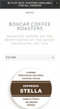 Mobile Screenshot of boxcarcoffeeroasters.com